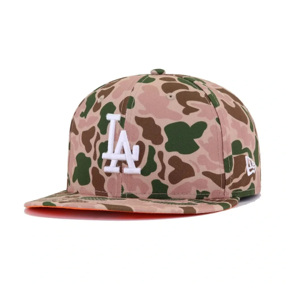 Los Angeles Dodgers New Era 59FIFTY 1988 World Series Duck Camo Fitted Hat 7 3/8